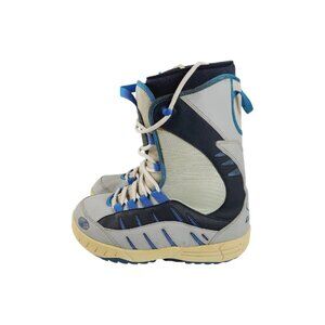 Lamar Men's Gray Black Demon Linered Outdoor Mid-Calf Snowboarding Boots Size 10